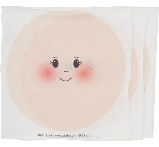 Visages en tissu tricot « Stefy »