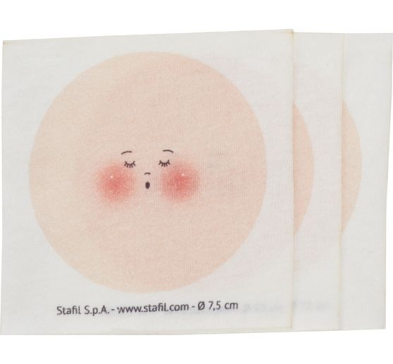 Visages en tissu tricot « Marty »