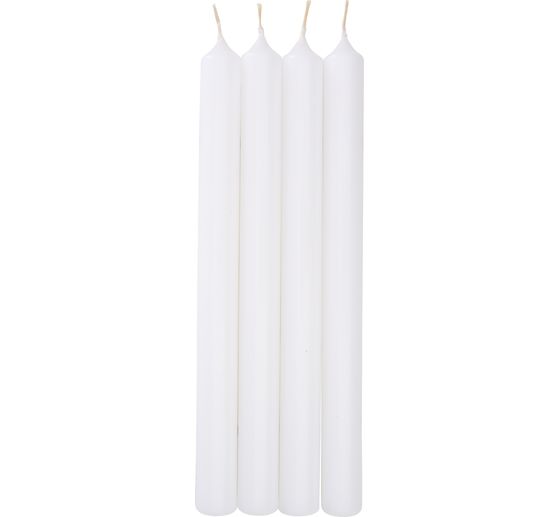 Bougies droites, Ø 2,2 x 25 cm