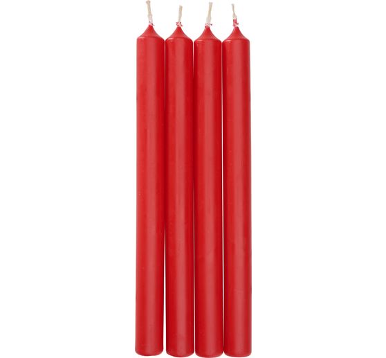 Bougies droites, Ø 2,2 x 25 cm