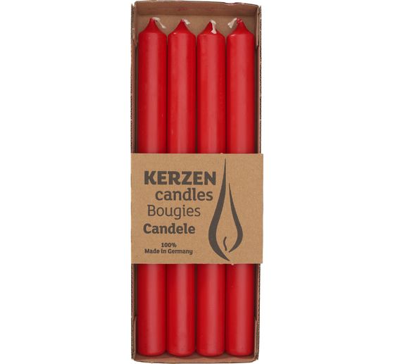 Bougies droites, Ø 2,2 x 25 cm