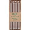 Bougies droites « Pure Natural Wax » Sable