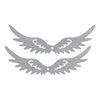 Angel wings "Angelo", 10 cm Silver coloured