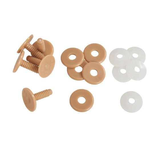 Set de disques d'articulation pour peluches, 5 x 20 mm