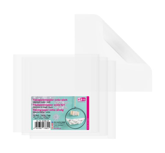 Papier transparent pour pliage « Extra fort »