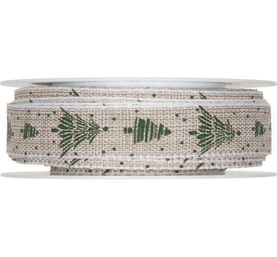 Printed ribbon "Fir trees"