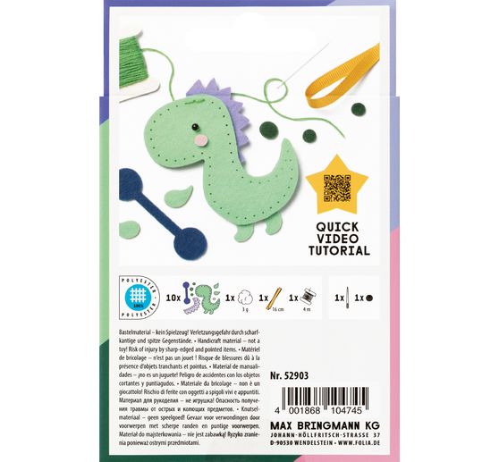 Kit de couture &laquo; Mini Filzinies &raquo;