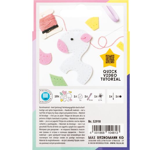 Kit de couture &laquo; Mini Filzinies &raquo;