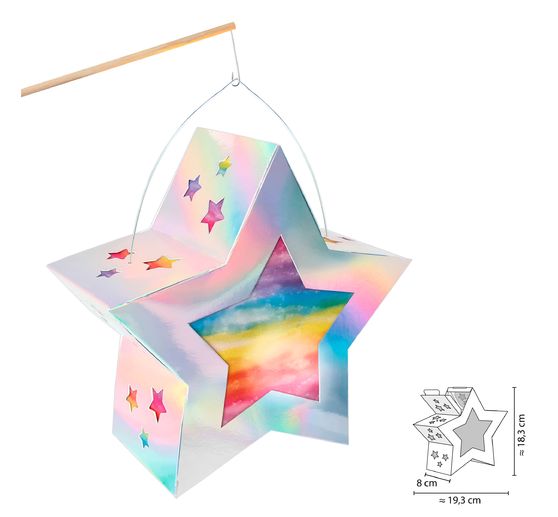 Kit créatif lanterne « Twinkle Star irisé »