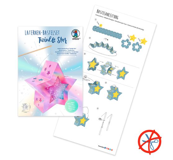 Kit créatif lanterne « Twinkle Star irisé »