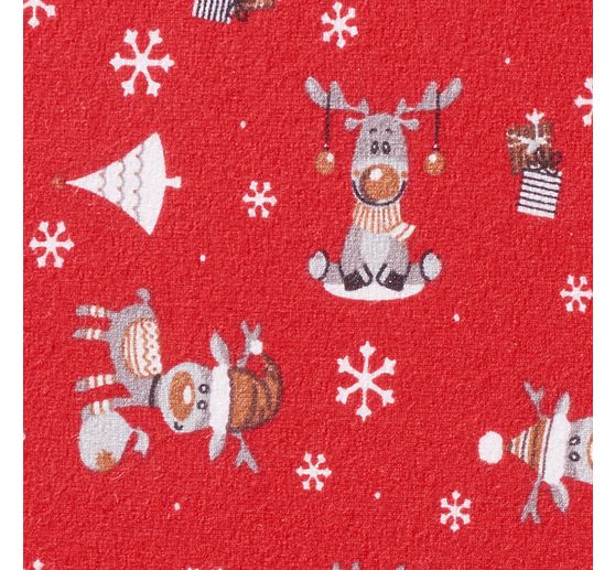 Tissu jersey au mètre « Ruby l'élan »