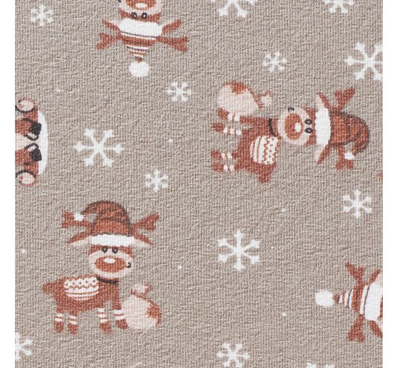 Tissu jersey au mètre « Ruby l'élan »