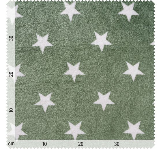 Tissu polaire au mètre « Étoiles »