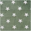 Tissu polaire au mètre « Étoiles » Vert
