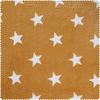 Tissu polaire au mètre « Étoiles » Ocre