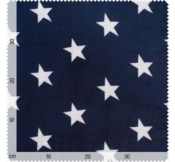 Tissu polaire au mètre « Étoiles »