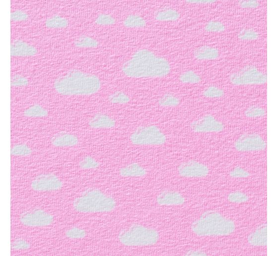 Tissu jersey au mètre « Nuages »