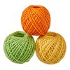 Set de cordelettes en jute VBS « Juta » Jaune/Orange/Vert