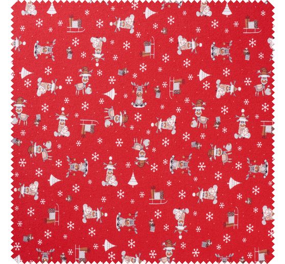 Tissu jersey au mètre « Ruby l'élan »