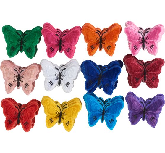 120 applications à repasser « Papillons », Gros acheteurs VBS