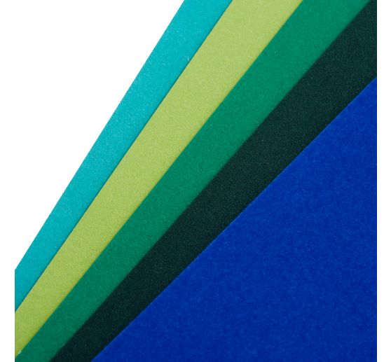 Papier velours, autocollant