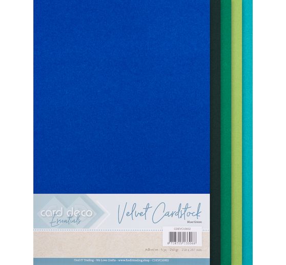 Papier velours, autocollant