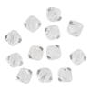 Glass cut glitter beads, 6 mm