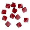 Glass cut glitter beads, 6 mm