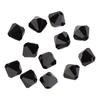 Glass cut glitter beads, 6 mm