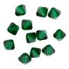 Glass cut glitter beads, 6 mm