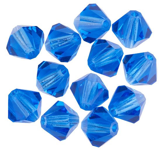 Perles toupies scintillantes, 6 mm