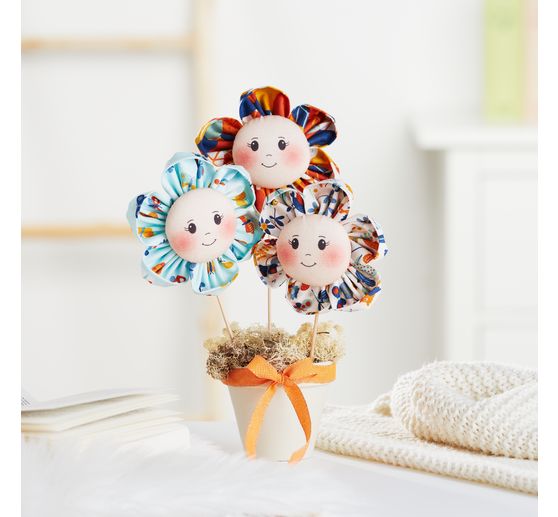 Visages en tissu tricot « Stefy »