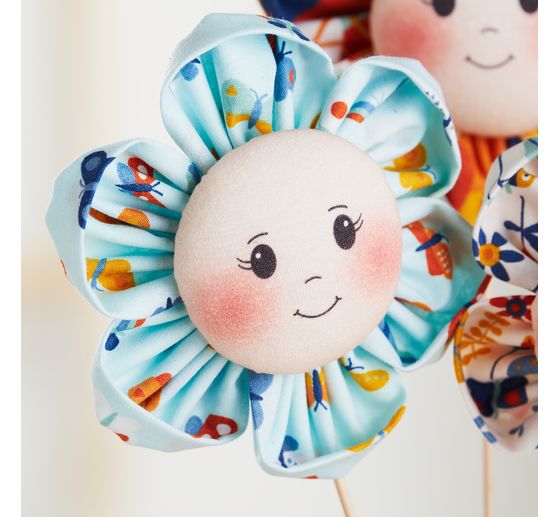 Visages en tissu tricot « Stefy »