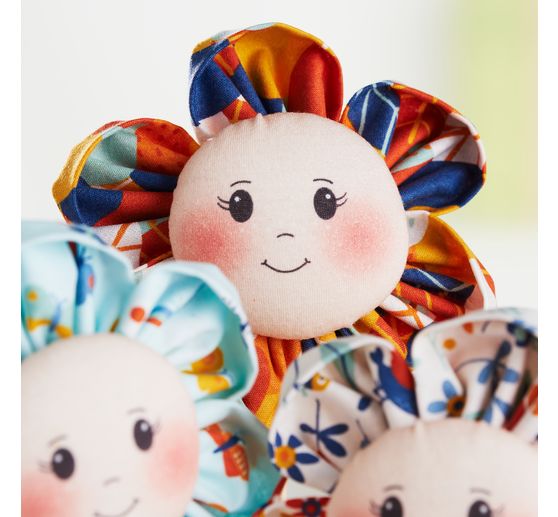 Visages en tissu tricot « Stefy »