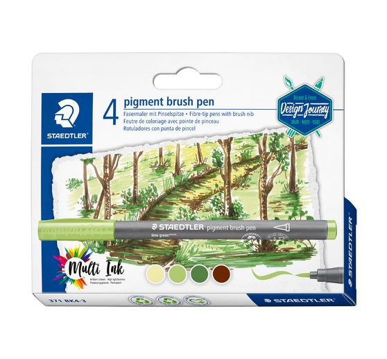 Brush Pens STAEDTLER, set de 4