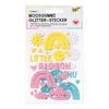 Stickers pailletés en caoutchouc mousse Rainbow