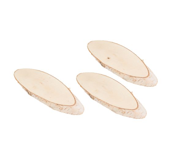 Birch slices "Oval"