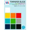 Bloc de papier couleur VBS « Basic » Basic