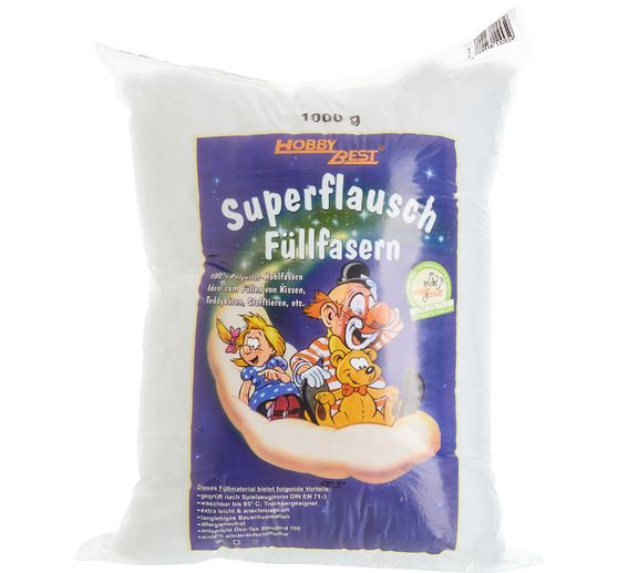 Ouate de rembourrage VBS, Blanc, 1 000 g