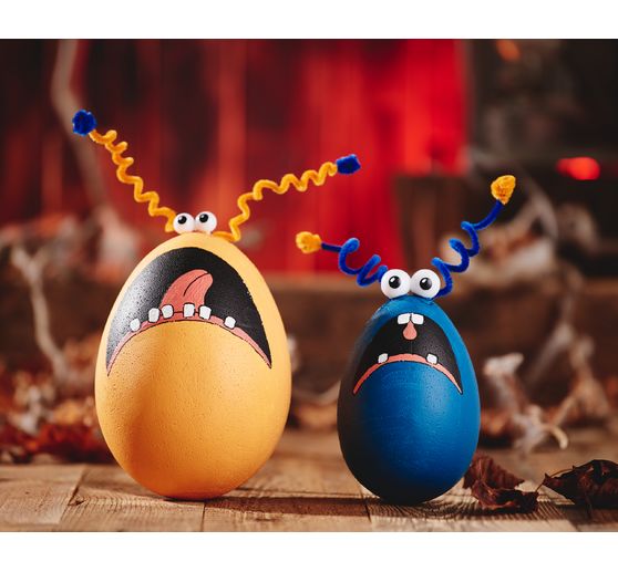 Styrofoam egg, 2 parts, 21 cm