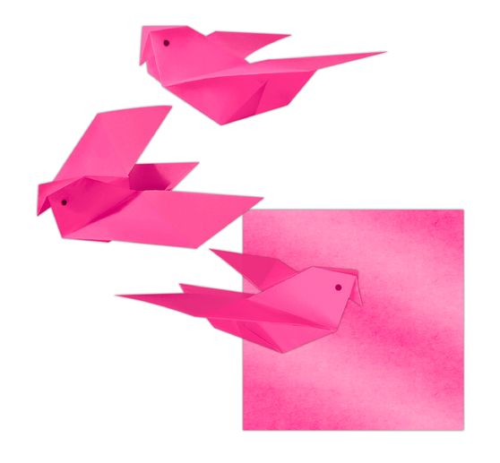 Feuilles de pliage en papier transparent