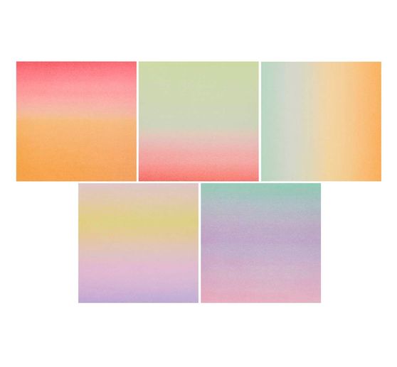 Feuilles de pliage « Dégradé de couleurs »
