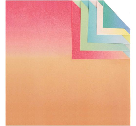 Feuilles de pliage « Dégradé de couleurs »