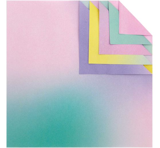 Feuilles de pliage « Dégradé de couleurs »