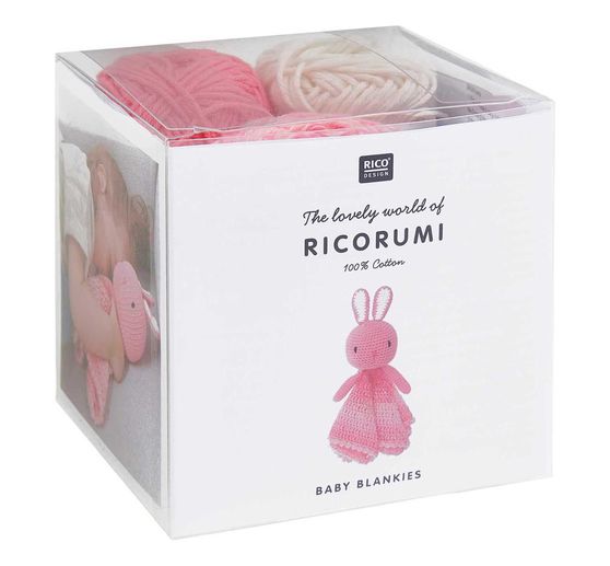 Kit crochet Rico Design Ricorumi « Baby Blankies »