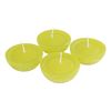 Bougies flottantes Rustic « Grand », 4 pc. Limette