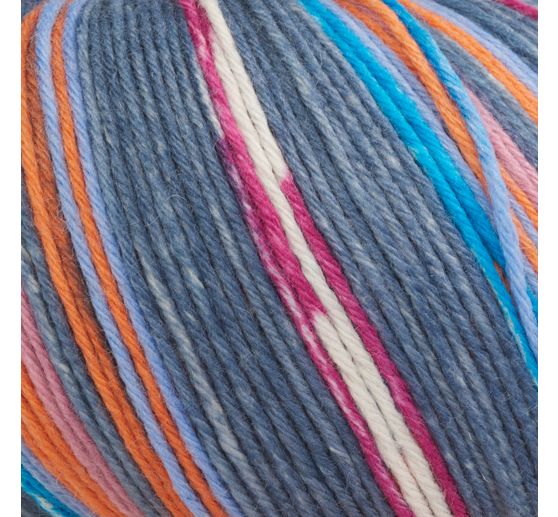 Laine pour chaussettes ONline « Supersocke Merino Color, assortiment 368 »