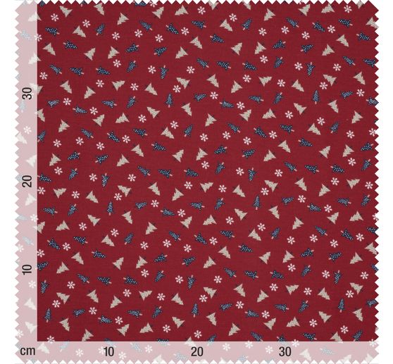 Tissu coton « Sapins de Noël »