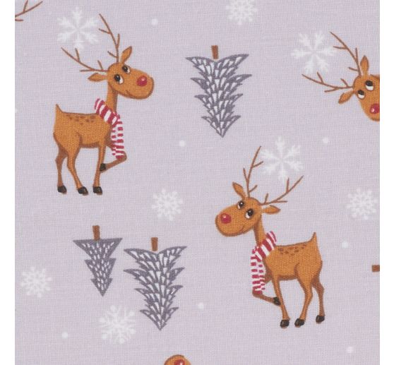Tissu coton « Red Nose Reindeer »