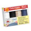 Sewing thread set Maraflex, 4 spools Basic, Col. 1